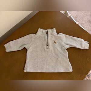 Ralph Lauren baby boy quarter zip pull over 3M